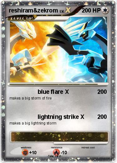 Pokemon reshiram&zekrom