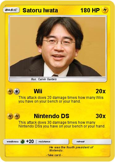Pokemon Satoru Iwata