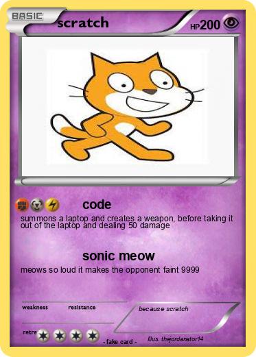 Pokemon scratch