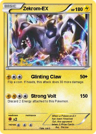 Pokemon Zekrom-EX