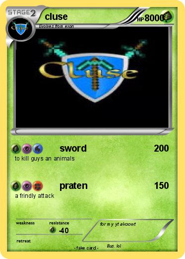 Pokemon cluse