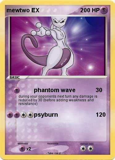 Pokemon mewtwo EX