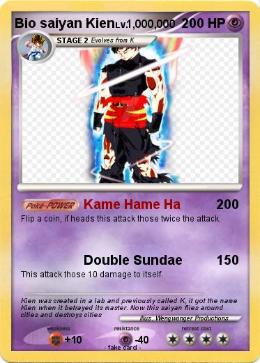 Pokemon Bio saiyan Kien