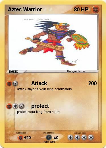 Pokemon Aztec Warrior