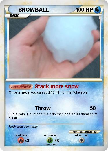 Pokemon SNOWBALL