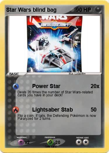 Pokemon Star Wars blind bag
