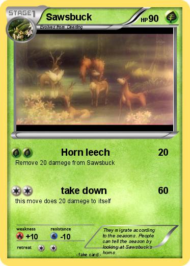 Pokemon Sawsbuck