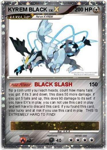 Pokemon KYREM BLACK