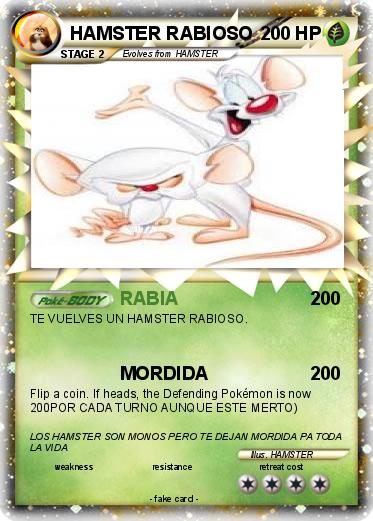 Pokemon HAMSTER RABIOSO