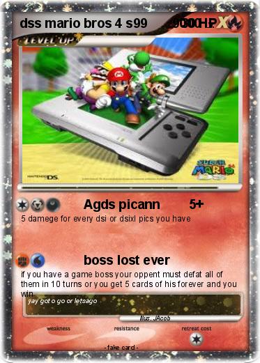 Pokemon dss mario bros 4 s99       9000