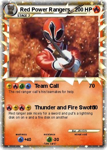 Pokemon Red Power Rangers