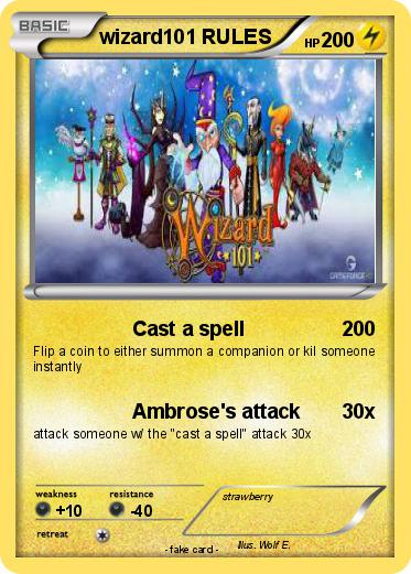 Pokemon wizard101 RULES