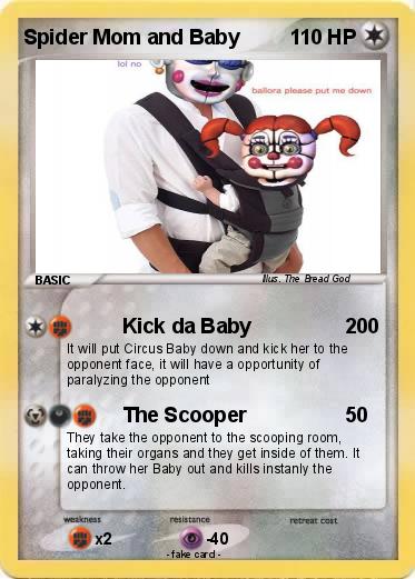 Pokemon Spider Mom and Baby