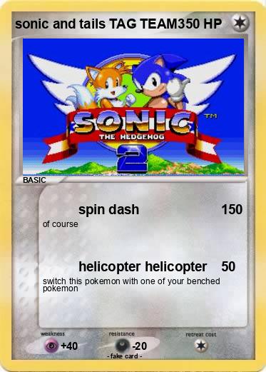 Pokemon sonic and tails TAG TEAM3