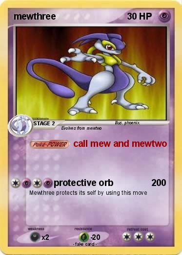 Pokemon mewthree