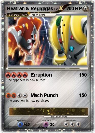 Pokemon Heatran & Regigigas
