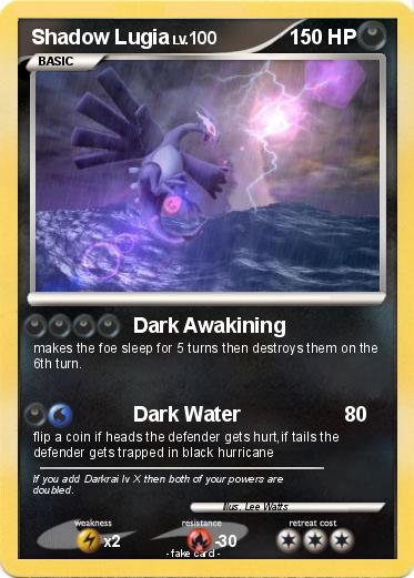Pokemon Shadow Lugia