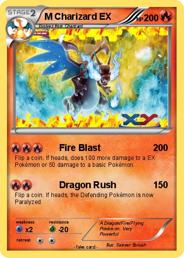 Pokemon M Charizard EX