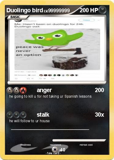 Pokemon Duolingo bird