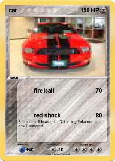Pokemon car