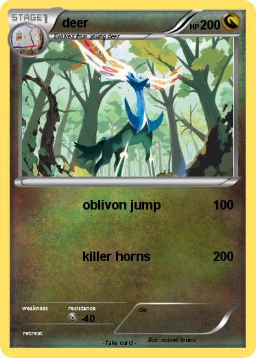 Pokemon deer