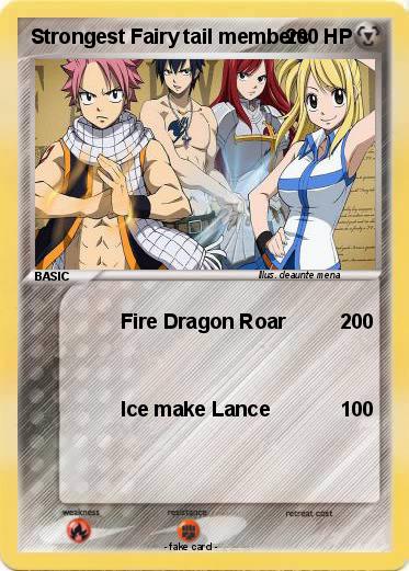 Pokemon Strongest Fairy tail members