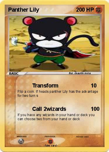 Pokemon Panther Lily