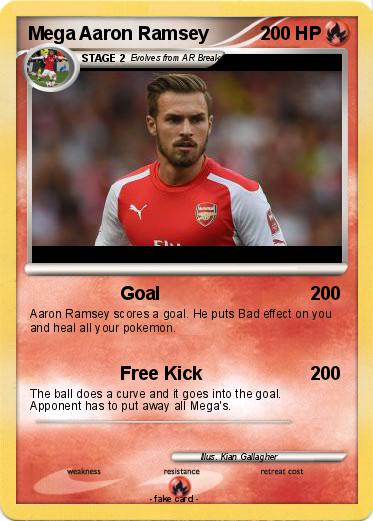 Pokemon Mega Aaron Ramsey