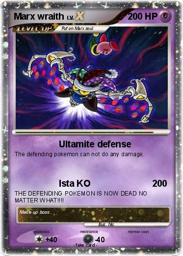 Pokemon Marx wraith