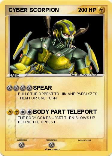 Pokemon CYBER SCORPION