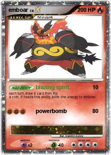Pokemon emboar