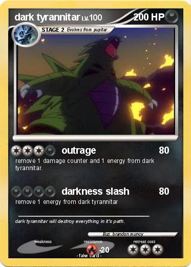 Pokemon dark tyrannitar