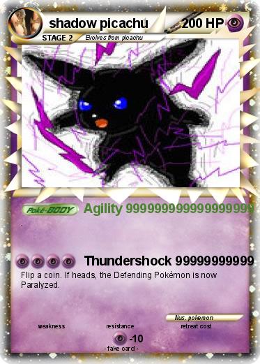 Pokemon shadow picachu