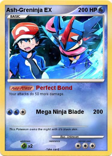 Pokemon Ash-Greninja EX