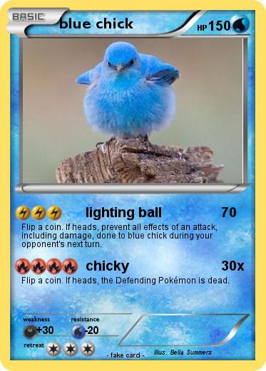 Pokemon blue chick