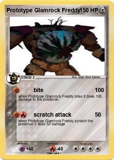 Pokemon Prototype Glamrock Freddy