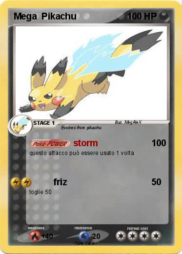 Pokemon Mega  Pikachu