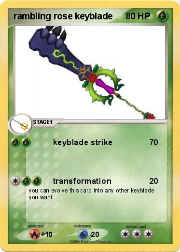 Pokemon rambling rose keyblade