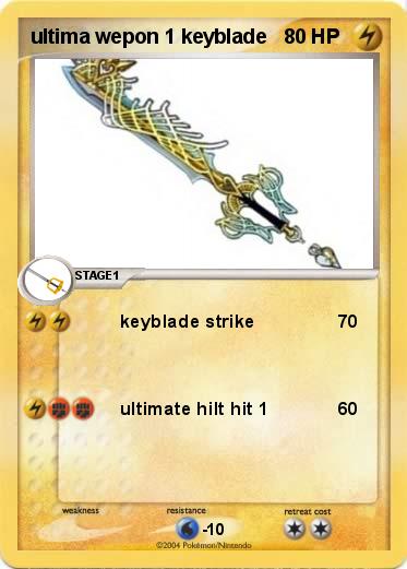 Pokemon ultima wepon 1 keyblade