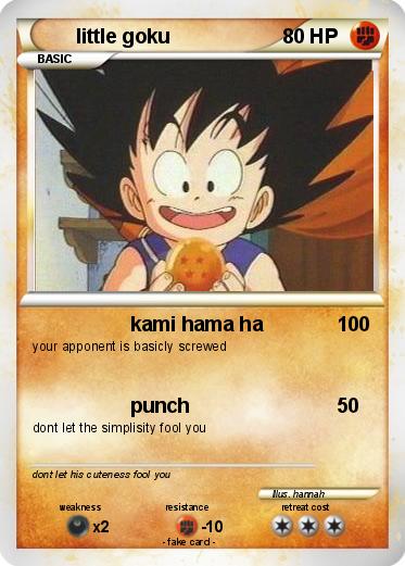 Pokemon little goku