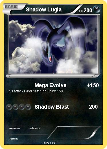Pokemon Shadow Lugia