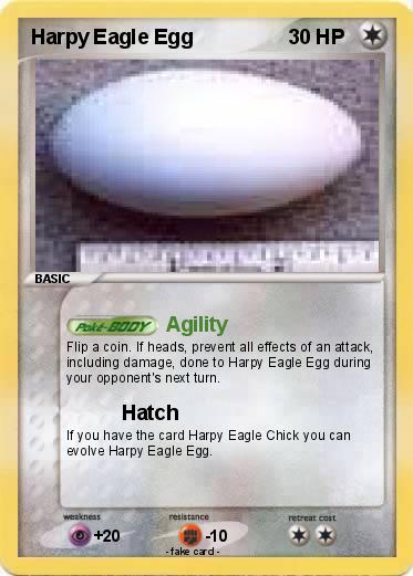 Pokemon Harpy Eagle Egg