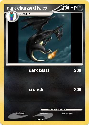 Pokemon dark charzard lv. ex