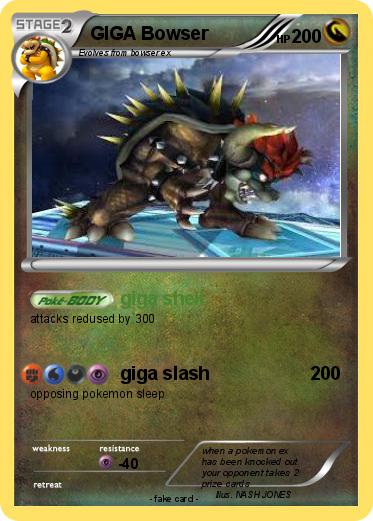Pokemon GIGA Bowser