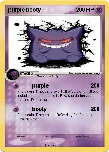 Pokemon purple booty