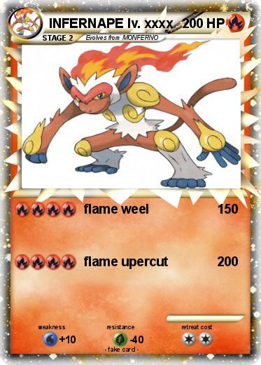 Pokemon INFERNAPE lv. xxxx
