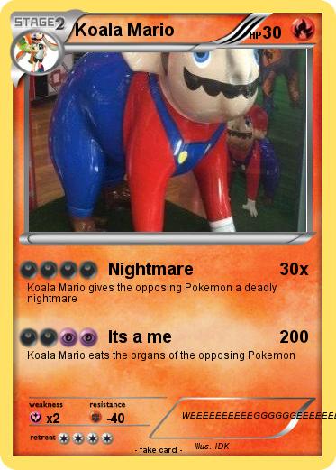 Pokemon Koala Mario