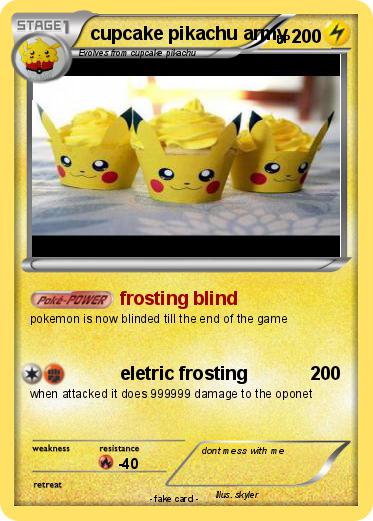 Pokemon cupcake pikachu army