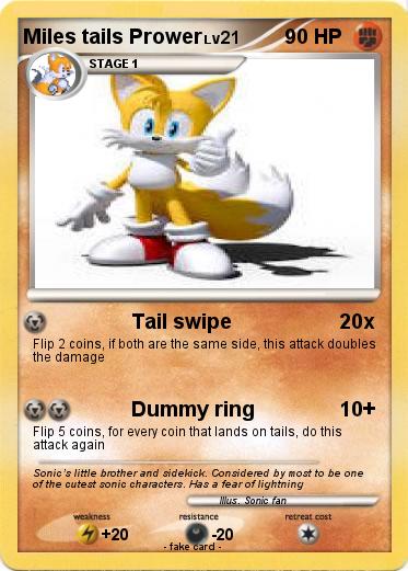Pokemon Miles tails Prower