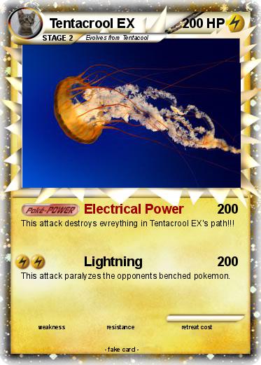 Pokemon Tentacrool EX